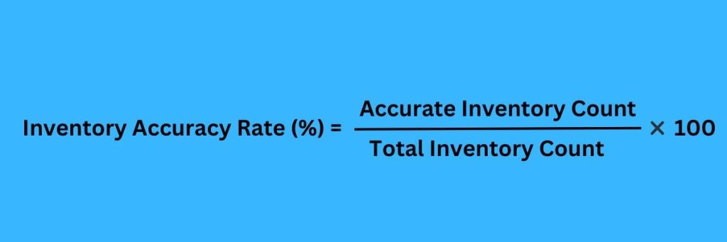 Inventory Accuracy rate formula