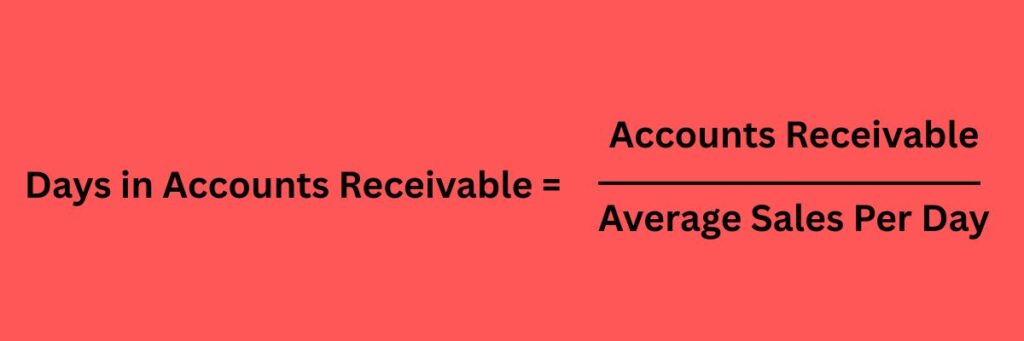 Formula for Accounts Receivable Collection Period
